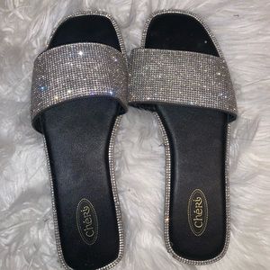Rhinestone sandals